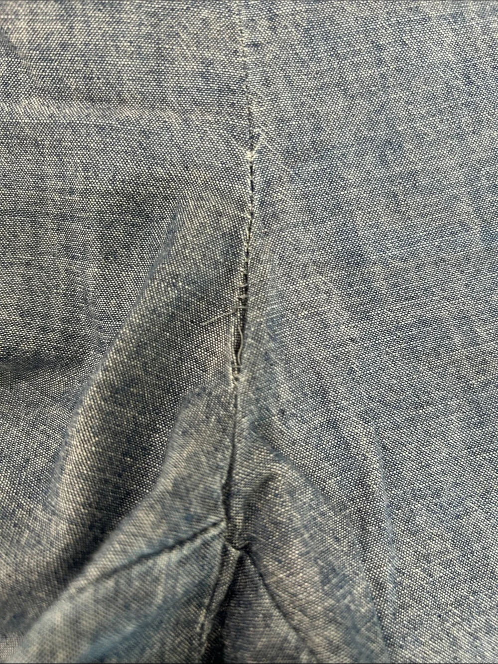 Lands’ End Chambray Cropped Pants